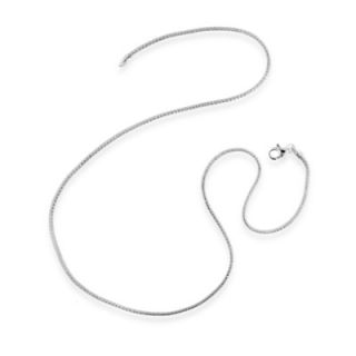 0mm Diamond Cut Snake Chain Necklace in Sterling Silver   20
