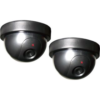 Sunforce Ceiling Dome Simulated Decoy Security Camera — 2-Pack, Model# 82347  Simulated Security Equipment