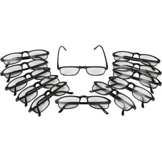 Apollo Eyewear 12-Pack Reading Glasses — +1.75, Black, Model# R1-175  Reading Glasses