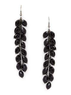 Crystal Cluster Drop Earrings by Cara Couture Jewelry