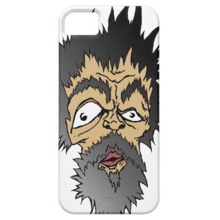 Grumpy Old Man with black and grey Hair and beard iPhone 5 Cover
