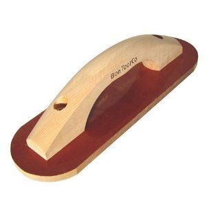 Bon 22 462 18 Inch by 3 1/2 Inch Round End Laminated Canvas Resin Float with Wood Handle   Masonry Floats  
