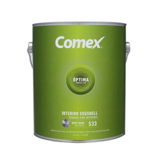 Comex 120 fl oz Interior Eggshell White (Deep Base) Latex Base Paint