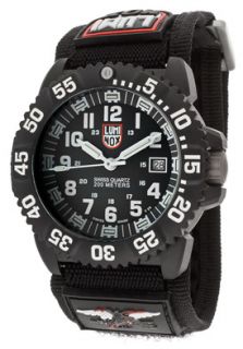 Luminox 3951  Watches,Mens Sea Black Dial Black Textile/Nylon, Casual Luminox Quartz Watches