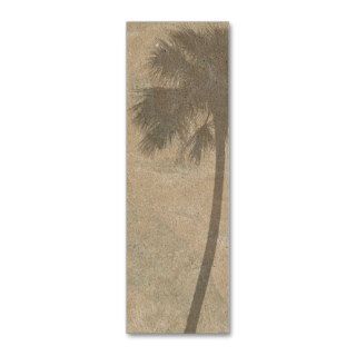 Palm Tree Shadow on Beach Sand Background Palms Business Card Template