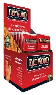 Fatwood Firestarter 9900 26 Count 4 Stick Fatwood for Fireplace in Poly Bag  Outdoor Fireplaces  Patio, Lawn & Garden