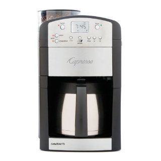 Capresso 465 CoffeeTeam TS 10 Cup Digital Coffeemaker with Conical Burr Grinder and Thermal Carafe Drip Coffeemakers Kitchen & Dining