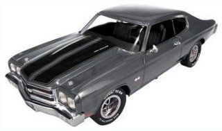 1970 Chevrolet Chevelle SS 454 Shadow Grey 1/18 Limited Edition 1 of 1250 Produced Worldwide by Autoworld AMM986 Toys & Games