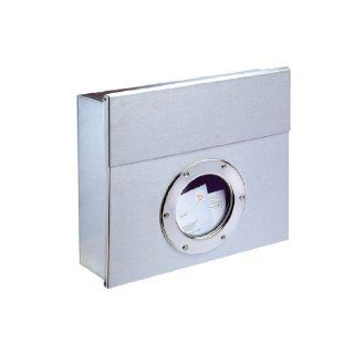 Letterman Wall Mounted Mailbox Color Stainless Steel, Size Small    