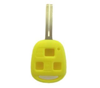 2003 2004 2005 03 04 05 GX470 KEYLESS ENTRY KEY REMOTE REPLACEMENT SHELL BLADE SHELL ONLY & FREE DISCOUNT KEYLESS GUIDE   AWESOME MOLDED VELOCITY YELLOW REPLACEMENT CASE SHELL  Automotive