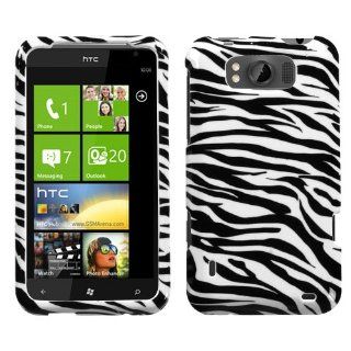 MYBAT Zebra Skin Phone Protector Cover for HTC X310a (TITAN) Cell Phones & Accessories