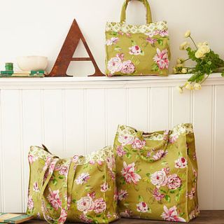 agatha canvas shopping bags by ulster weavers
