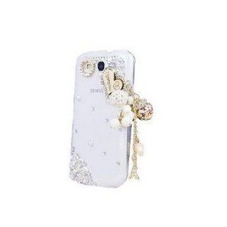 EVERMARKET(TM) 3D Bling Diamond Love Heart Hard Cover Skin Case For Samsung Galaxy S3 i9300 Clear Cell Phones & Accessories