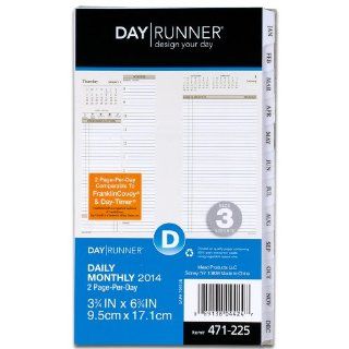 Day Runner 2014 Two Pages Per Day Planner Refill, 3.75 x 6.75 Inches (471 225)  Appointment Books And Planners 