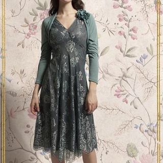 reef and teal kristen lace dress by nancy mac