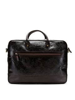 Glimore Leather Briefcase Bag by Robert Graham Accessories