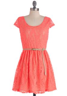 Bright There Dress in Pink  Mod Retro Vintage Dresses