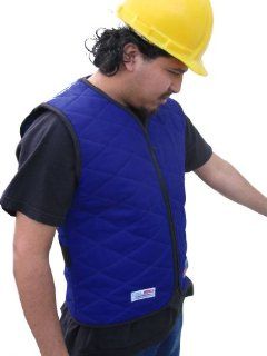Cool Medics M1635FR RB MD Flame Resistant Cooling Vest, Royal Blue, Medium   Safety Vests  