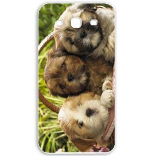 Samsung Galaxy S3 i9300 Cases Customized Gifts For Animals Cute Puppies Wide Birds Cute Animals White Cell Phones & Accessories