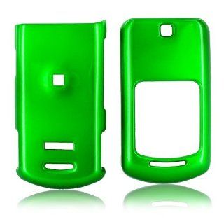 For Motorola VE465 Hard Plastic Case Cover Green Cell Phones & Accessories