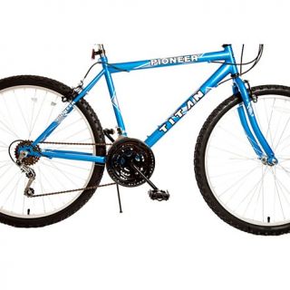 Titan Pioneer Men's 12 Speed Mountain Bike   Blue