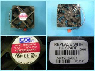 HP 643908 001 Chassis fan assembly, size 92 x 92mm Computers & Accessories