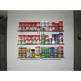 Organize It All 3 Tier Wall Mounted Spice Rack   Chrome (1812)  