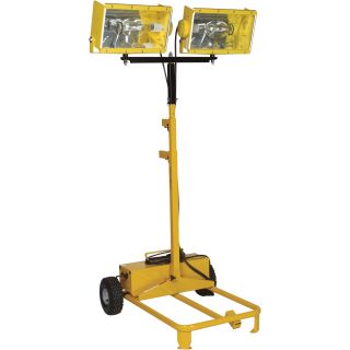 Bull Dog Power Products Metal Halide Light Tower — 2000 Watts, Model# BD2000MH  Free Standing Work Lights
