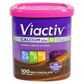 Viactiv Calcium Supplement Soft Chews, Milk Choc