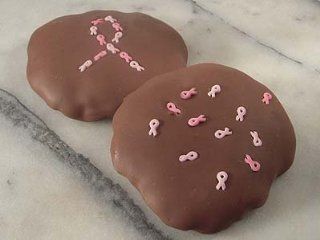 Pink Ribbon Turtles Gift, 2 Pink Ribbon Design  Gourmet Chocolate Gifts  Grocery & Gourmet Food