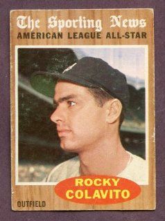 1962 Topps #472 Rocky Colavito A.S. Tigers VG EX 217344 Kit Young Cards at 's Sports Collectibles Store