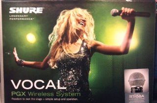 Shure PG24/PG58 Wireless Vocal System Musical Instruments