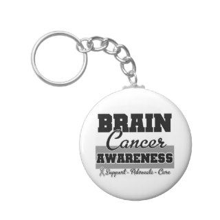 Brain Cancer Awareness Key Chains