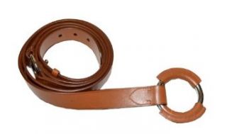 Ralph Lauren Women Genuine Leather Double Wrap Elegant Belt  Made in Italy (M, Light brown) Apparel Belts