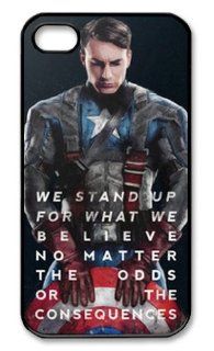 Captain America Case for Iphone 4/4s Cell Phones & Accessories