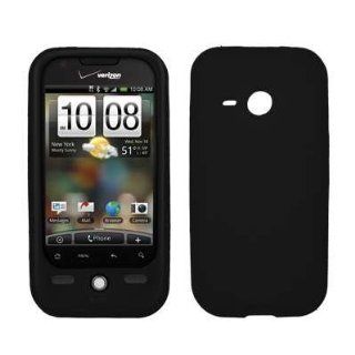 Premium Black Soft Silicone Gel Skin Cover Case for HTC Droid Eris [Accessory Export Packaging] Cell Phones & Accessories