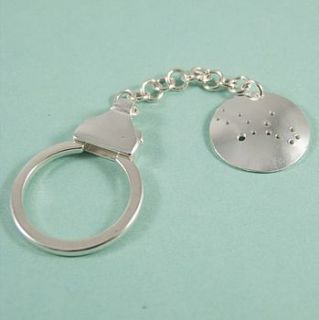 sterling silver constellation key ring by fragment designs