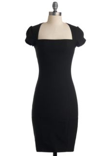 Sleek It Out Dress in Black  Mod Retro Vintage Dresses