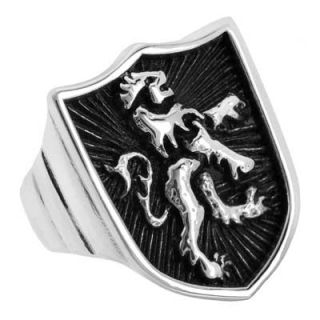 lion shield ring in stainless steel orig $ 49 00 41 65 take