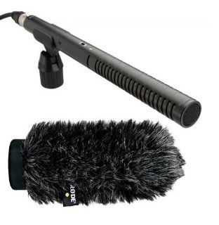 Rode NTG 2 Condenser Shotgun Microphone Videographer Pro Audio Kit + Rode Professional Boompole + Rode Boompole Bag + Rode WS6 Deluxe Wind Shield + Video Bracket  Camera & Photo