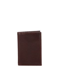 Pebbled Leather Credit Card Fold by John Varvatos Collection