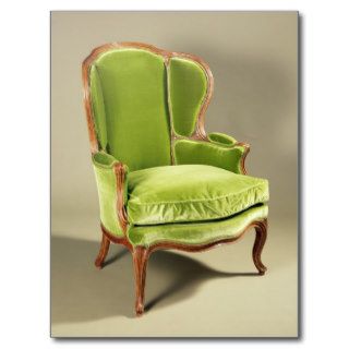 French bergere chair, c.1725 postcards