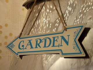 garden sign by home & glory