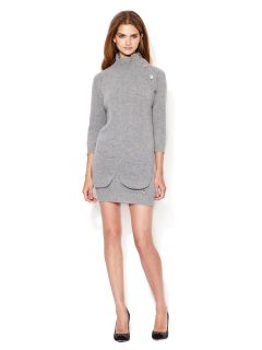 Wool Turtleneck Sweater Dress by Love Moschino