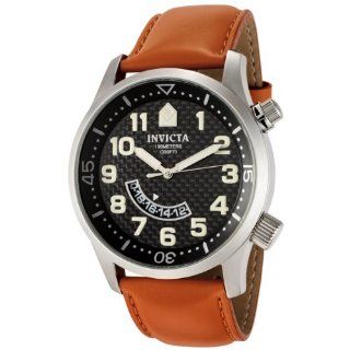 Invicta Men's 0384 II Collection Orange Leather Watch at  Men's Watch store.
