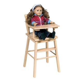 Guidecraft Doll High Chair in Natural