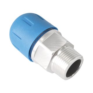 RapidAir FastPipe Threaded Adapter Fitting — 1in. Fastpipe x 3/4in. male NPT, Model# F2118  Air Compressor Piping Kits