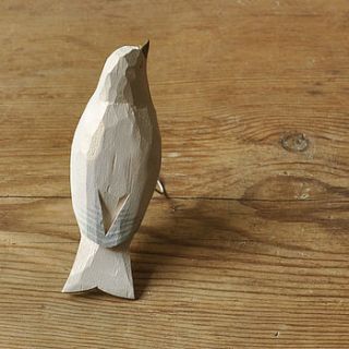 wooden love bird by zosienka