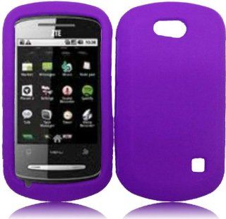 For ZTE Groove X501 Silicone Jelly Skin Cover Case Dark Purple Accessory Cell Phones & Accessories