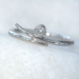 diamond engagement ring in accent design by lilia nash jewellery